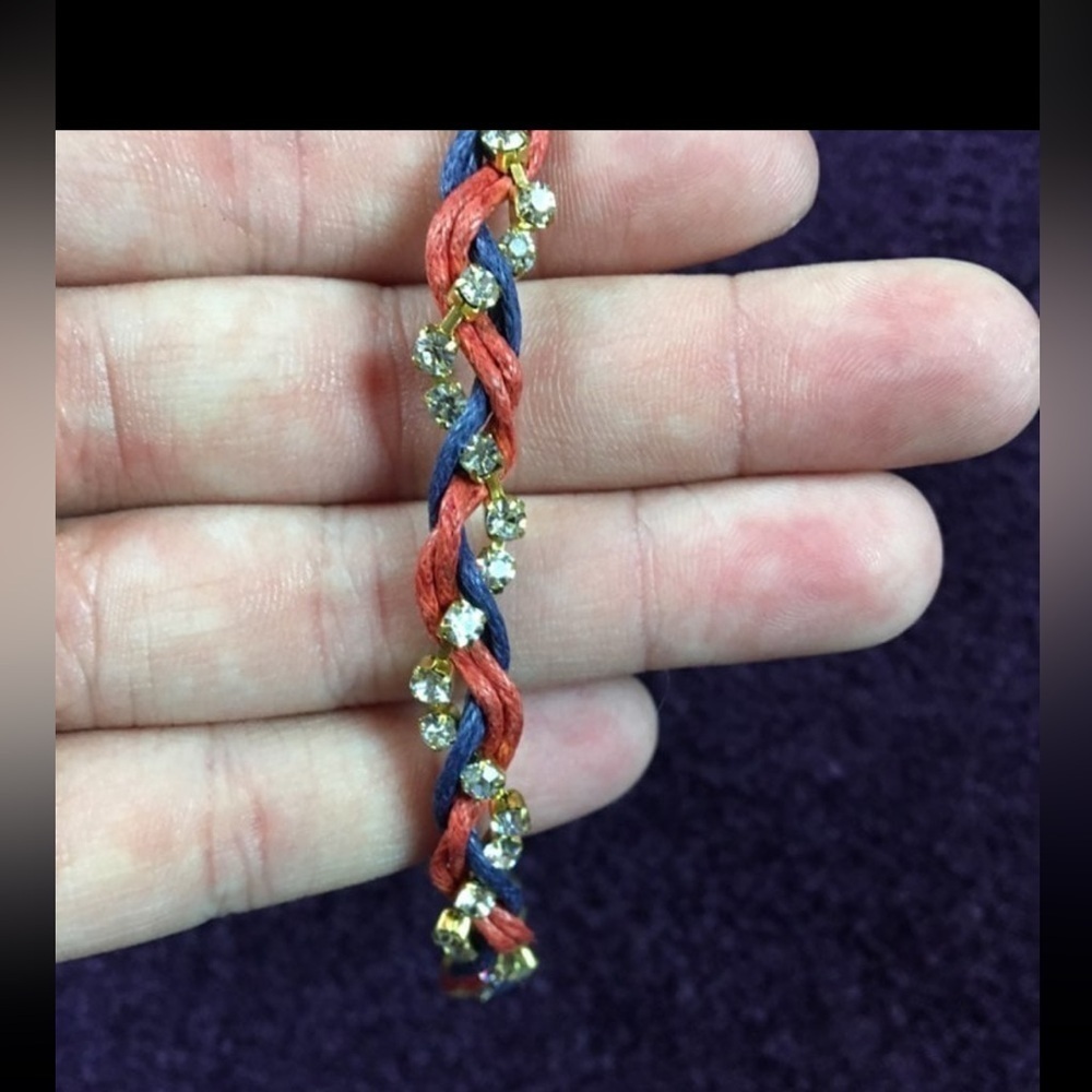 Blue And Red Bracelet